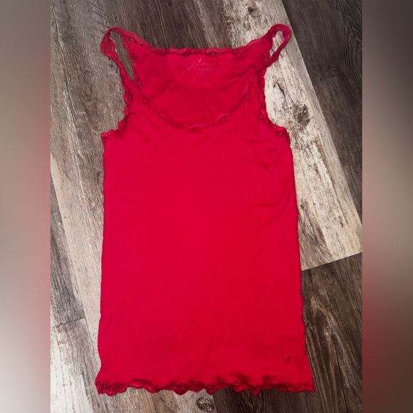 American Eagle Outfitters Lace Trim‎ Top - Picture 1 of 6